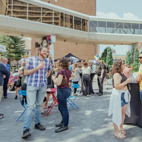 event on King Street Patio