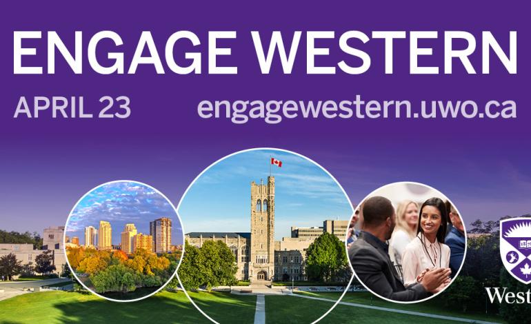 Engage Western April 23 engagewestern.uwo.ca