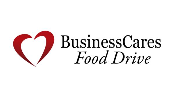 business cares food drive logo