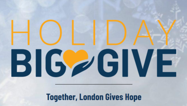 Holiday big give. Together London gives hope